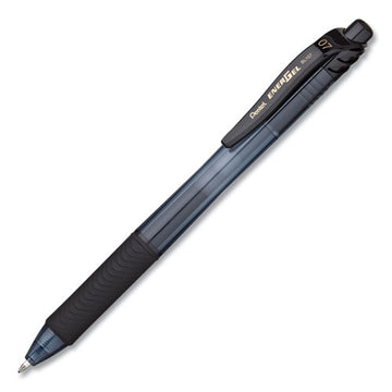 Pentel® Energel-x Gel Pen, Retractable, Medium 0.7 Mm, Black Ink, Black Barrel, 5-pack freeshipping - TVN Wholesale